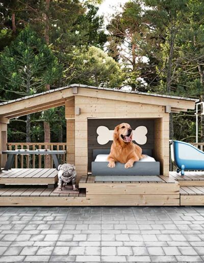 Dog house pet rendering 1